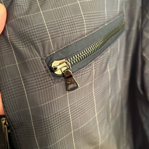 Men's Gray Checkered Zip Jacket Paul & Shark - Picture 11 of 16